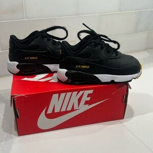 Air Max 90 LTR BT Toddler 7C Black/Yellow
